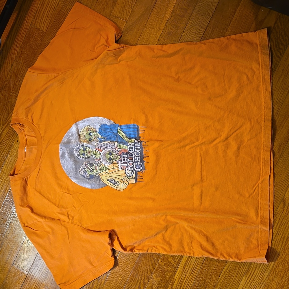 The Golden (Girls) Ghouls Orange Halloween T-Shirt - Size XL